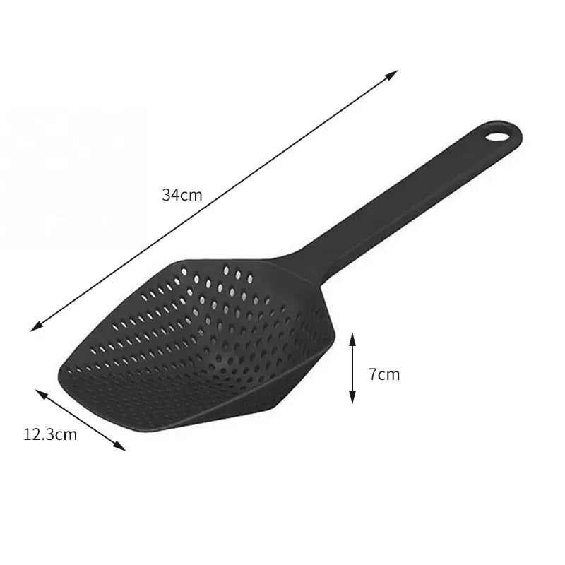 SpiderSkim™ Stainless Steel Skimmer Spoon – Multi-Purpose Strainer Ladle