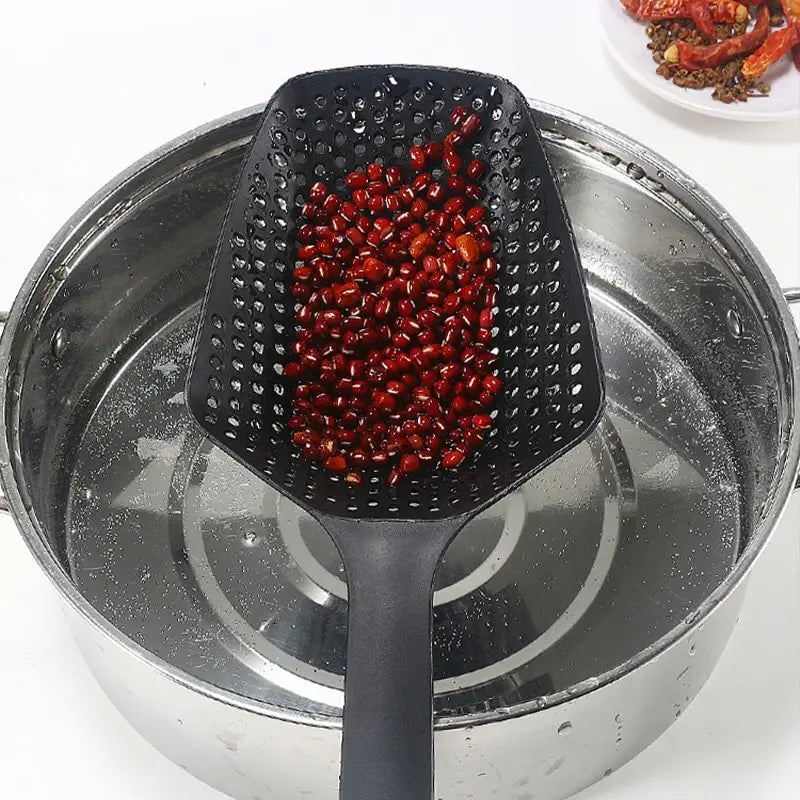 SpiderSkim™ Stainless Steel Skimmer Spoon – Multi-Purpose Strainer Ladle